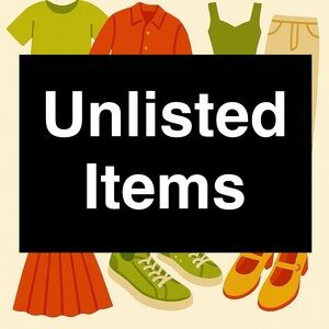 Unlisted Clothes & Shoes 👚🛍️